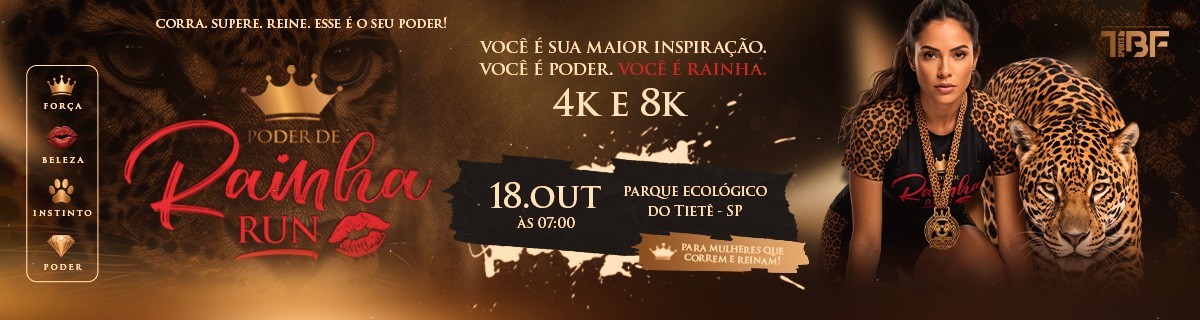CORRIDA PODER DE RAINHA 2026