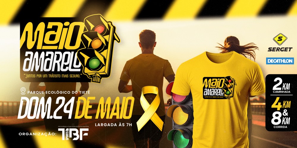 3ª MAIO AMARELO SÃO PAULO – 2026