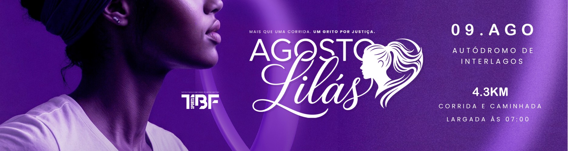 3ª CORRIDA AGOSTO LILAS AO COMBATE A VIOLENCIA A MULHER- ETAPA AUTODROMO INTERLAGOS 2026