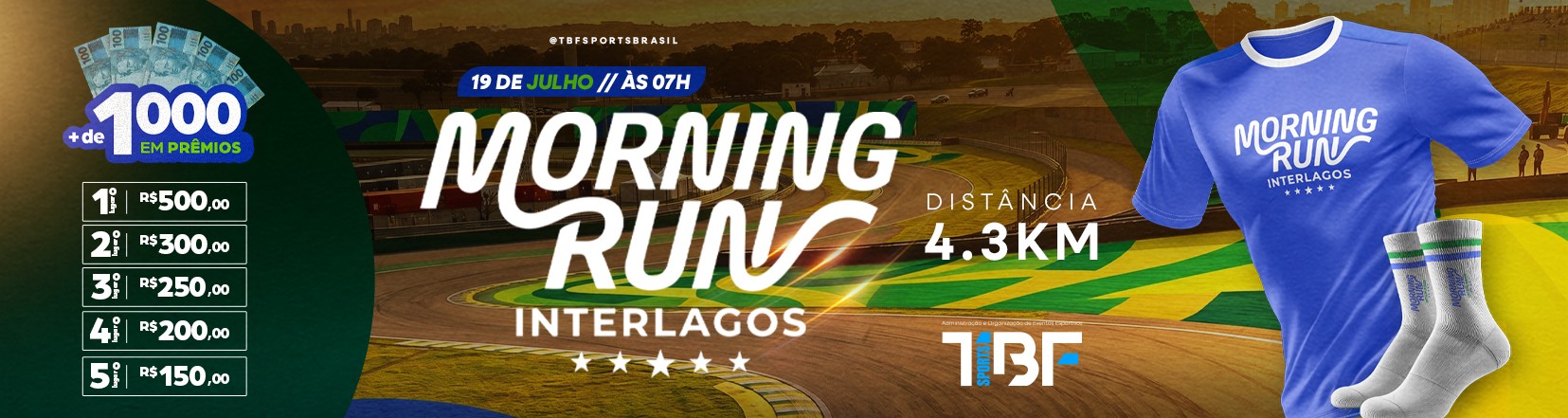 CORRIDA MORNING RUN ETAPA AUTODROMO INTERLAGOS 2026