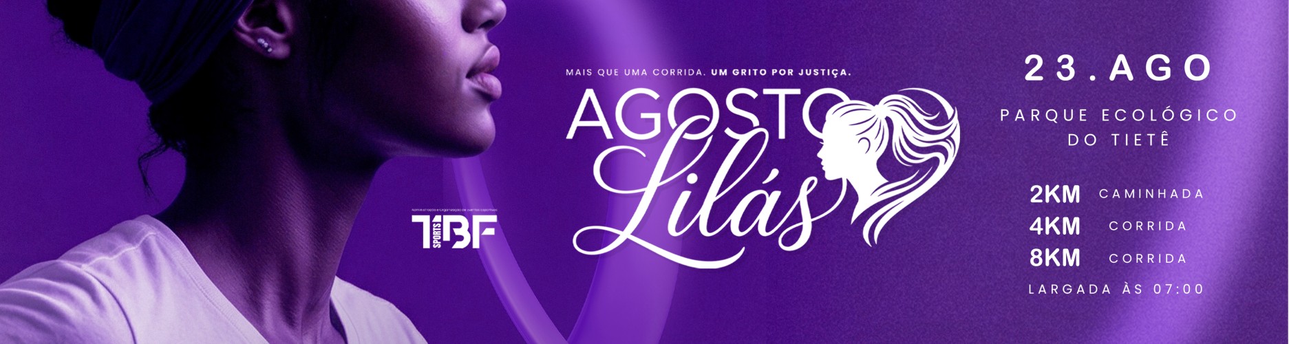 3ª CORRIDA AGOSTO LILAS– ETAPA PARQUE ECOLÔGICO DO TIÊTE 2026
